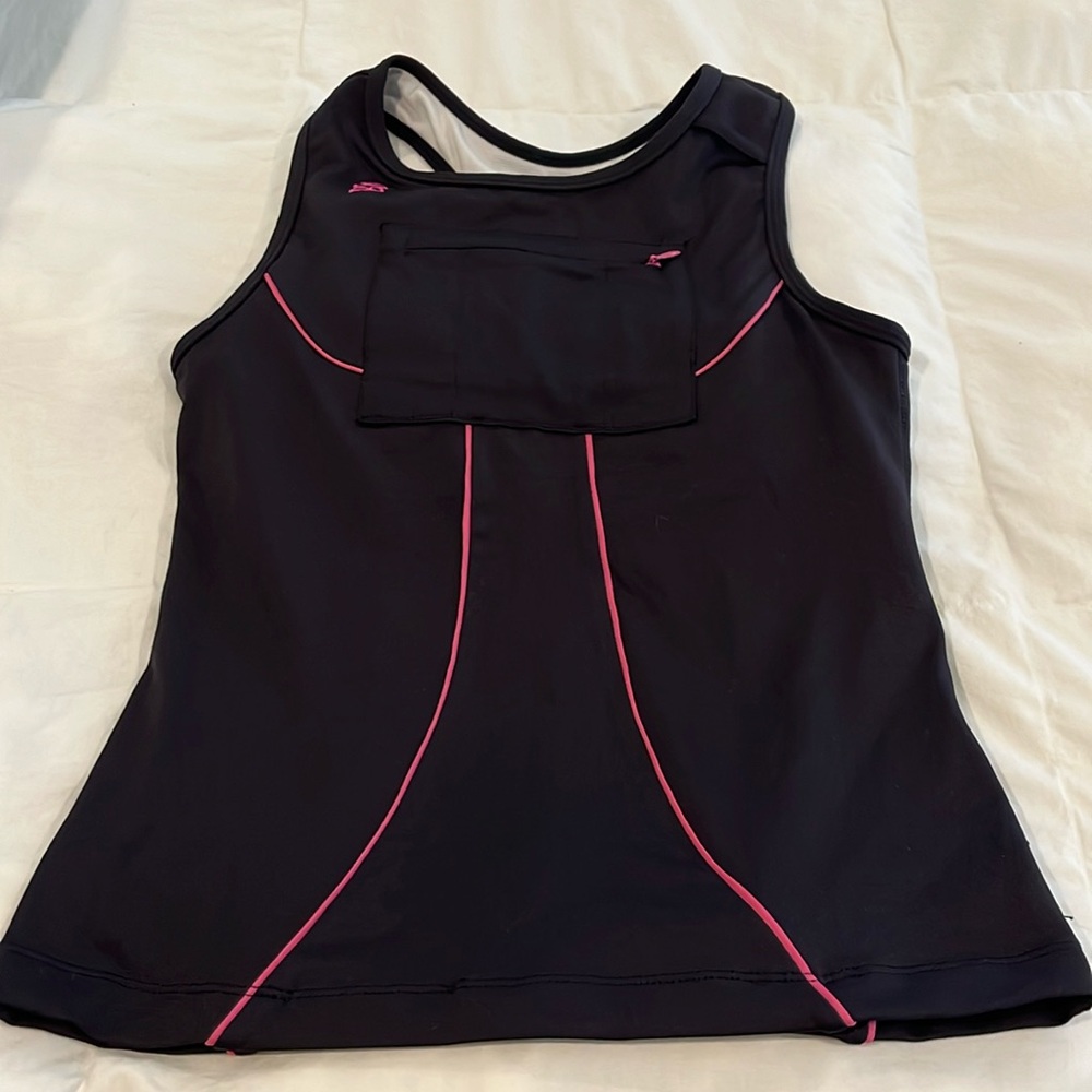 Gracie’s Gear and Training running tankini Small black with hot pink trim